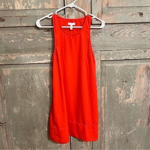 Leith Red Drop Waist Dress